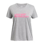 Girls' Under Armour Youth Tech Twist Wordmark T-Shirt - 001 - BLACK