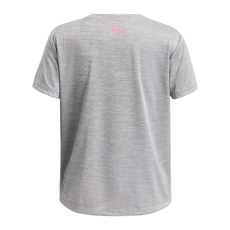 Girls' Under Armour Youth Tech Twist Wordmark T-Shirt - 001 - BLACK