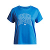 Girls' Under Armour Youth Tech Varsity T-Shirt - 402