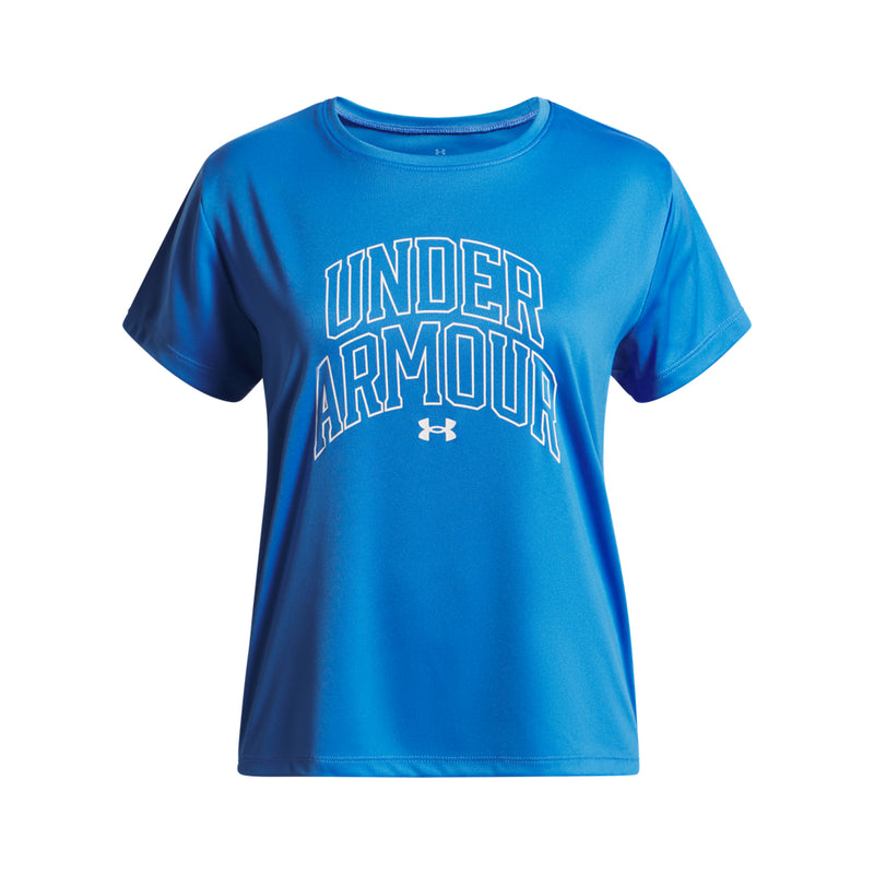Girls' Under Armour Youth Tech Varsity T-Shirt - 402