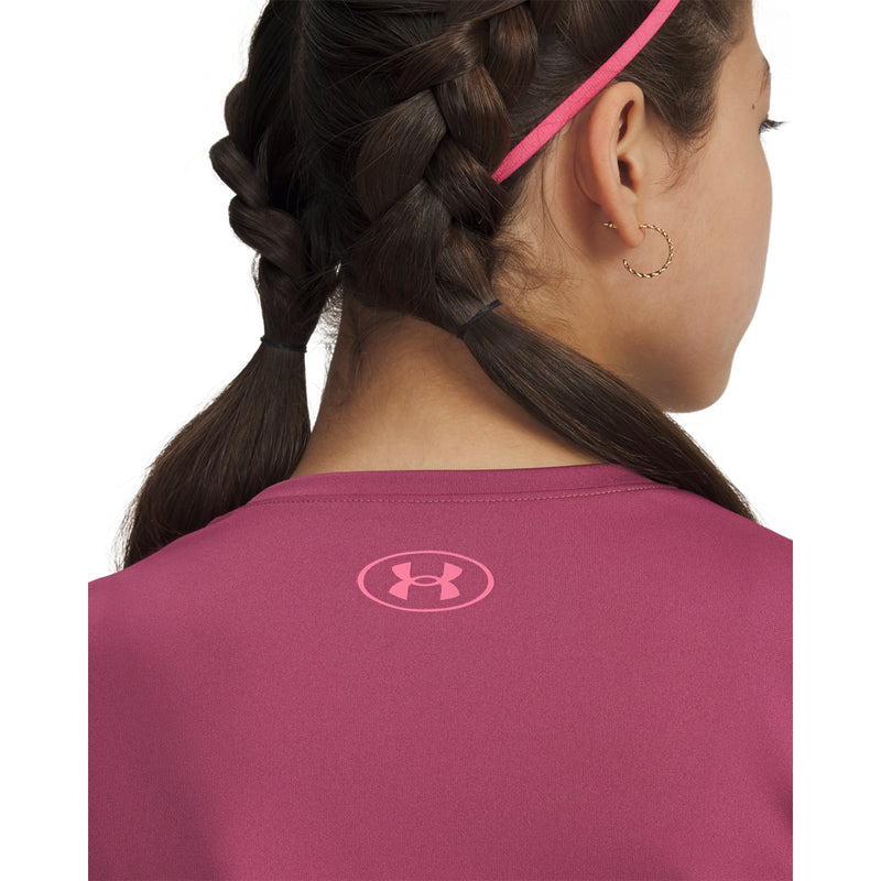 Girls' Under Armour Youth Tech Varsity T-Shirt - 659