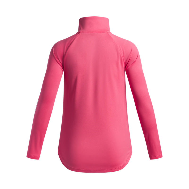 Girls' Under Armour Youth Tech Wordmark 1/4 Zip - 672