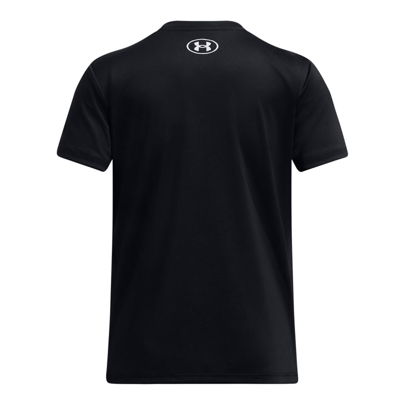 Girls' Under Armour Youth Tech Wordmark T-Shirt - 001 - BLACK