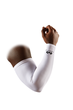 McDavid Compression Arm Sleeves - 2 Sleeves - WHITE