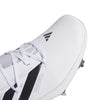 Men's Adidas Adizero Afterburner 9 Cleats - WHITE/BLACK