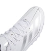 Men's Adidas Adizero Electric.2 Football Cleats - WHITE/SILVER