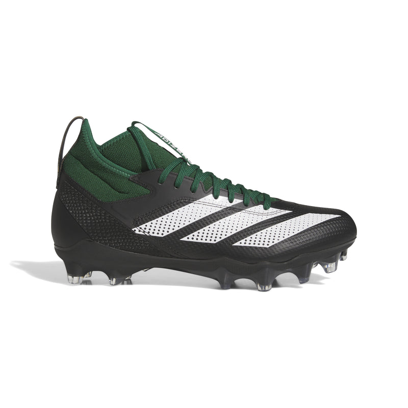 Men's Adidas Adizero Impact Football Cleats - BLACK/GREEN