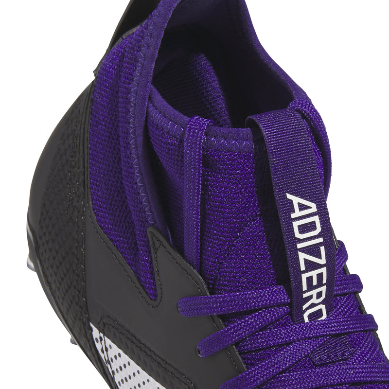 Men's Adidas Adizero Impact Football Cleats - BLACK/PUPRLE