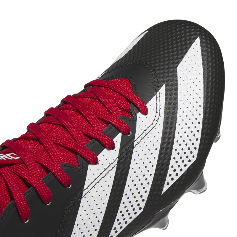 Men's Adidas Adizero Impact Football Cleats - BLACK/RED