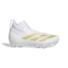 Men's Adidas Adizero Impact Football Cleats - WHITE/GOLD