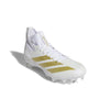 Men's Adidas Adizero Impact Football Cleats - WHITE/GOLD