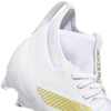 Men's Adidas Adizero Impact Football Cleats - WHITE/GOLD