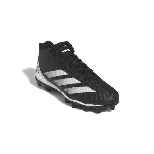 Men's Adidas Adizero Impact.2 Moulded Football Cleats - BLACK/WHITE