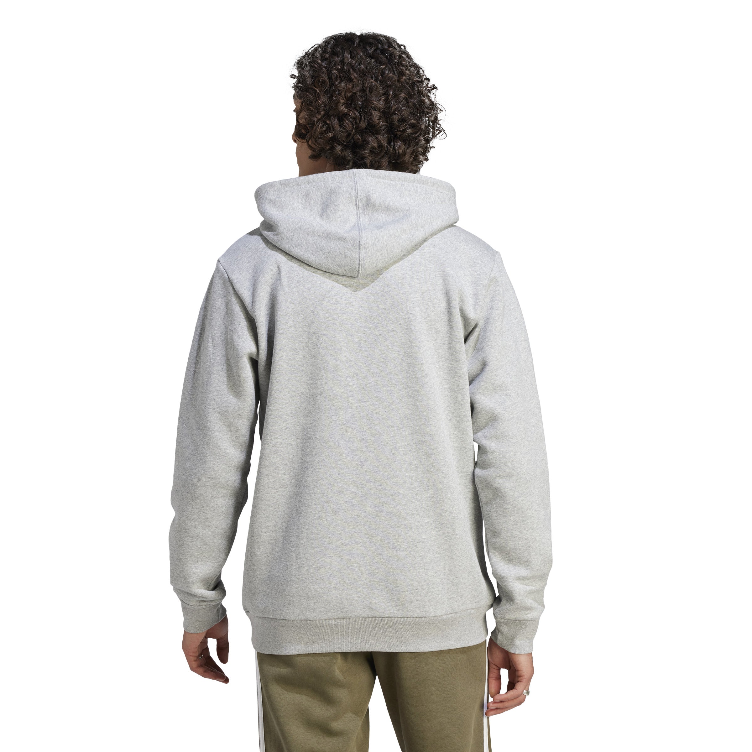 Men's Adidas Essentials Fleece Big Logo Hoodie - Grey – eSportingEdge