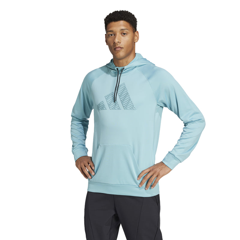 Men's Adidas Game and Go Training Hoodie - MINTON