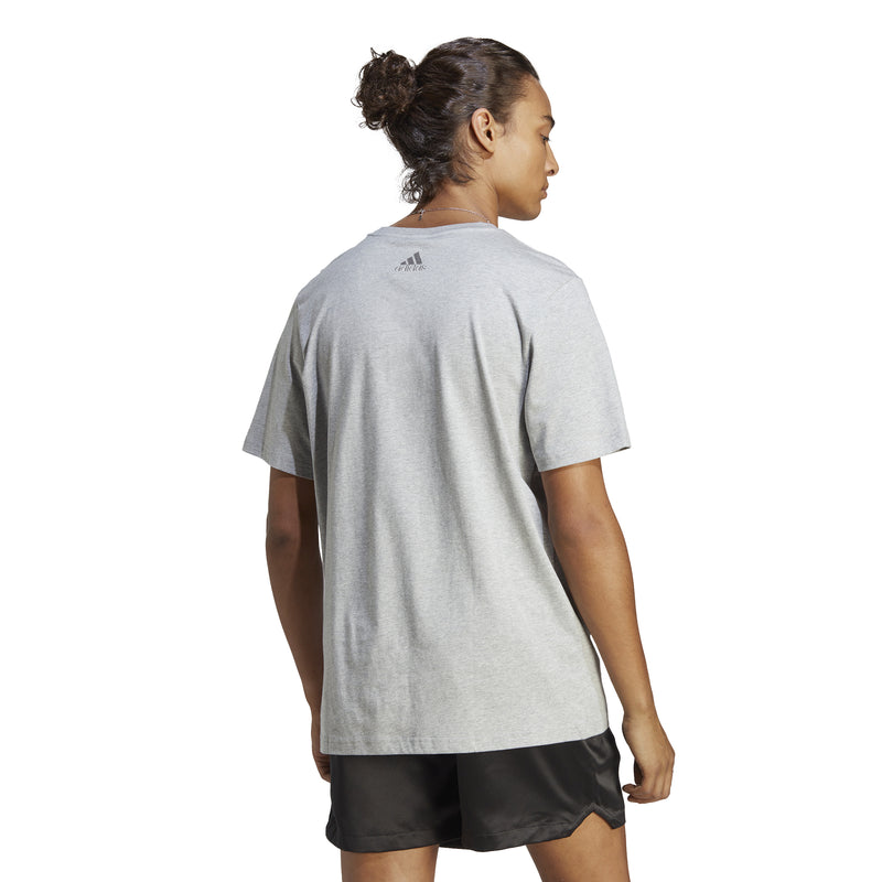 Men's Adidas Single Jersey Logo T-Shirt  - GREY
