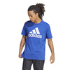 Men's Adidas Single Jersey Logo T-Shirt - BLUE