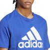 Men's Adidas Single Jersey Logo T-Shirt - BLUE