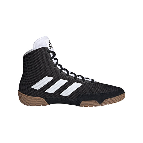 Men's Adidas Tech Fall 2.0 Wrestling Shoes - BLACK/WHITE