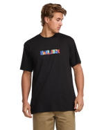 Men's Billabong Block Party Premium T-Shirt - WAA BLAC