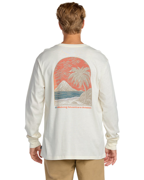 Men's Billabong Coastal Range ADIV Longsleeve - OFW WHIT