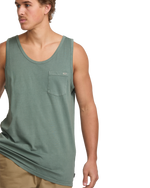 Men's Billabong Essential Premium Tank Top - DKA DARK
