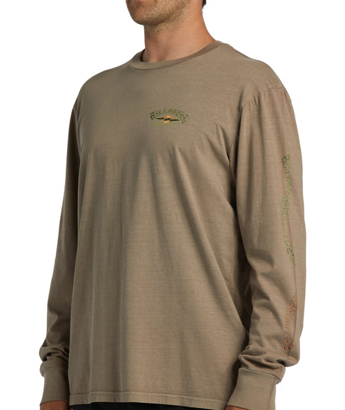 Men's Billabong Heritage Longsleeve T-Shirt - CPN0 BRO