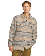 Men's Billabong Offshore Jacquard Flannel Buttonup - SND SAND