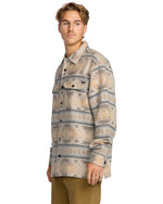 Men's Billabong Offshore Jacquard Flannel Buttonup - SND SAND