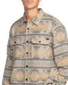 Men's Billabong Offshore Jacquard Flannel Buttonup - SND SAND