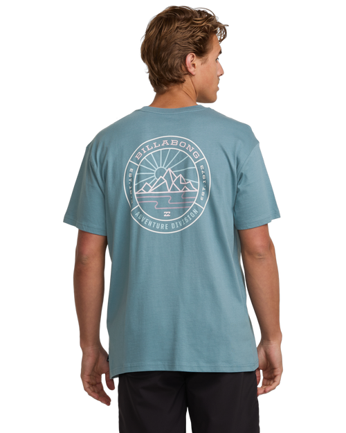 Men's Billabong Rockies T-Shirt - GLB BLUE