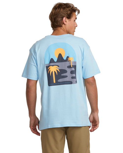 Men's Billabong Sun Down T-Shirt - CBU BLUE