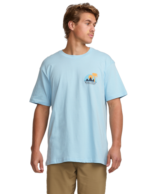 Men's Billabong Sun Down T-Shirt - CBU BLUE
