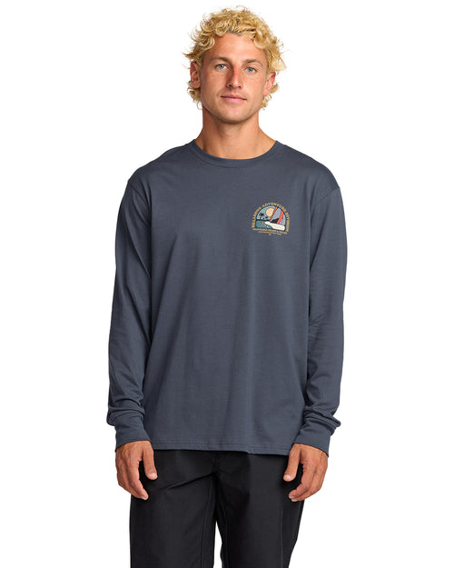 Men's Billabong Sundown ADIV Longsleeve - MDB BLUE