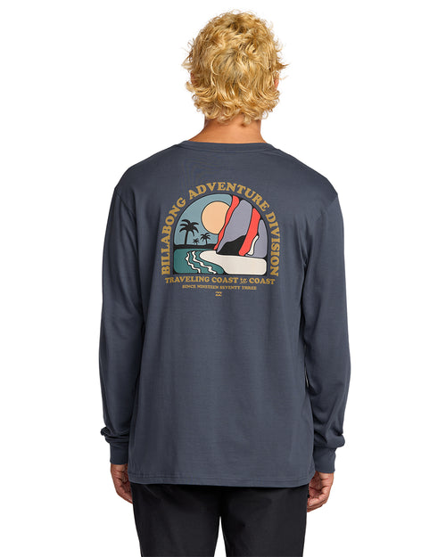 Men's Billabong Sundown ADIV Longsleeve - MDB BLUE