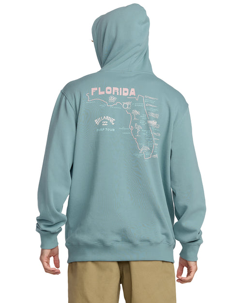 Men's Billabong Surf Tour Hoodie - WBL BLUE