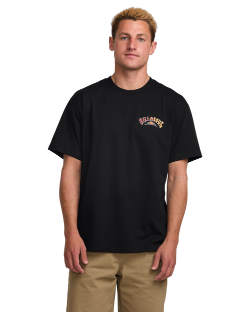 Men's Billabong Throwback T-Shirt - BLK BLAC