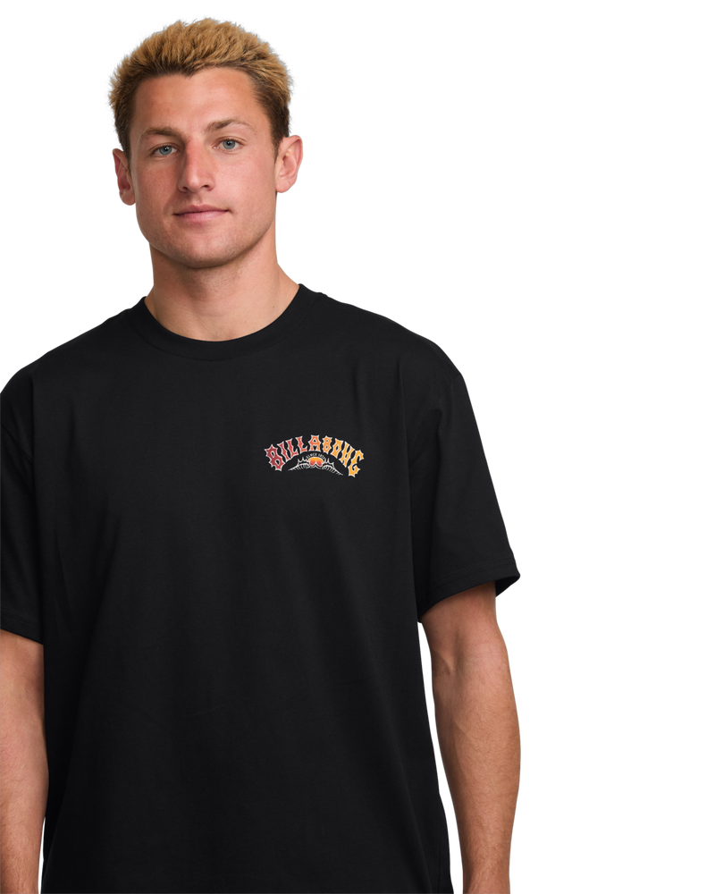 Men's Billabong Throwback T-Shirt - BLK BLAC