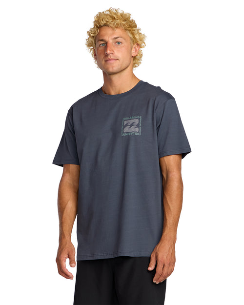 Men's Billabong Trail ADIV T-Shirt - MDB BLUE
