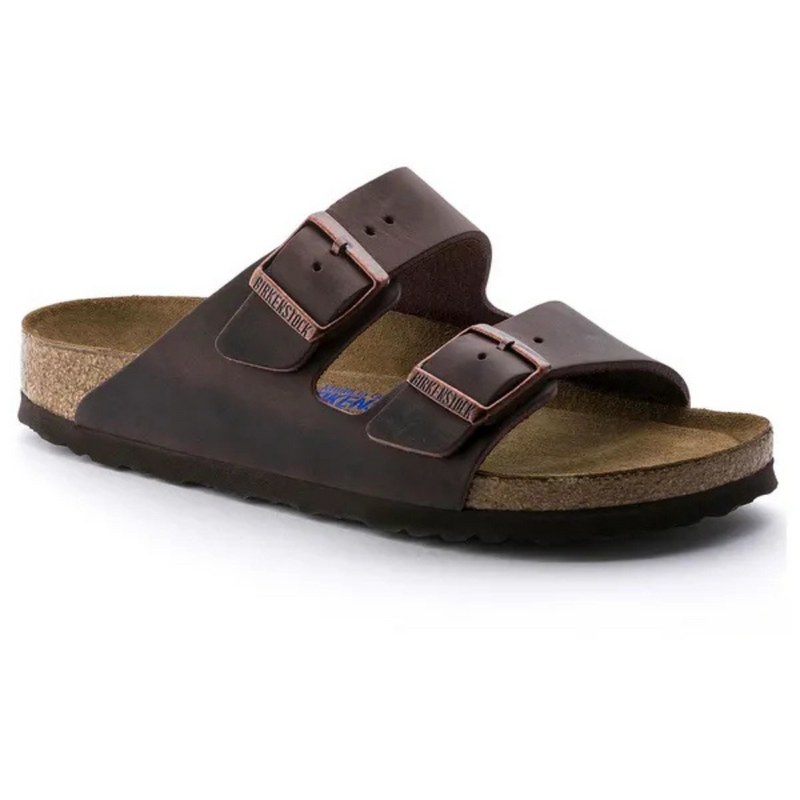 Men's Birkenstock Arizona Soft Footbed Oiled Leather Sandal - Habana - HABANA