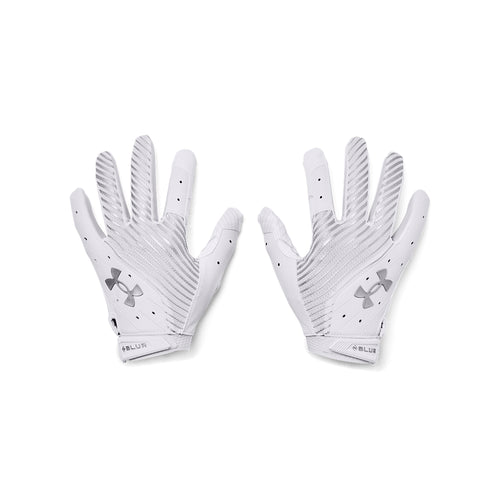 Men's Blur Football Gloves - 100 - WHITE/BLACK