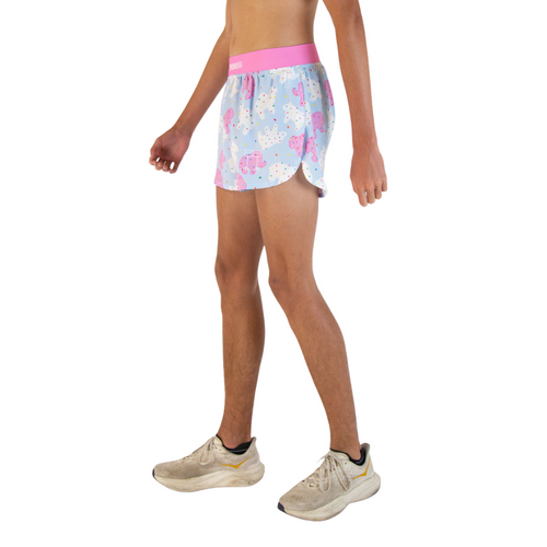 Men's ChicknLegs Animal Crackers 4" Half Split Running Shorts