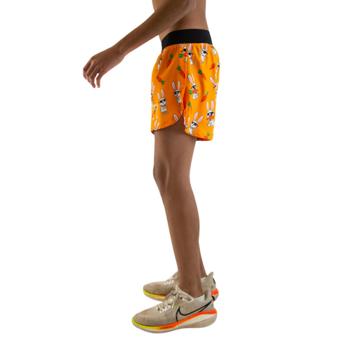 Men's ChicknLegs Bad Bunny 4" Half Split Running Shorts
