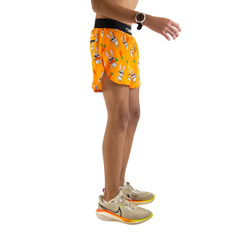 Men's ChicknLegs Bad Bunny 4" Half Split Running Shorts
