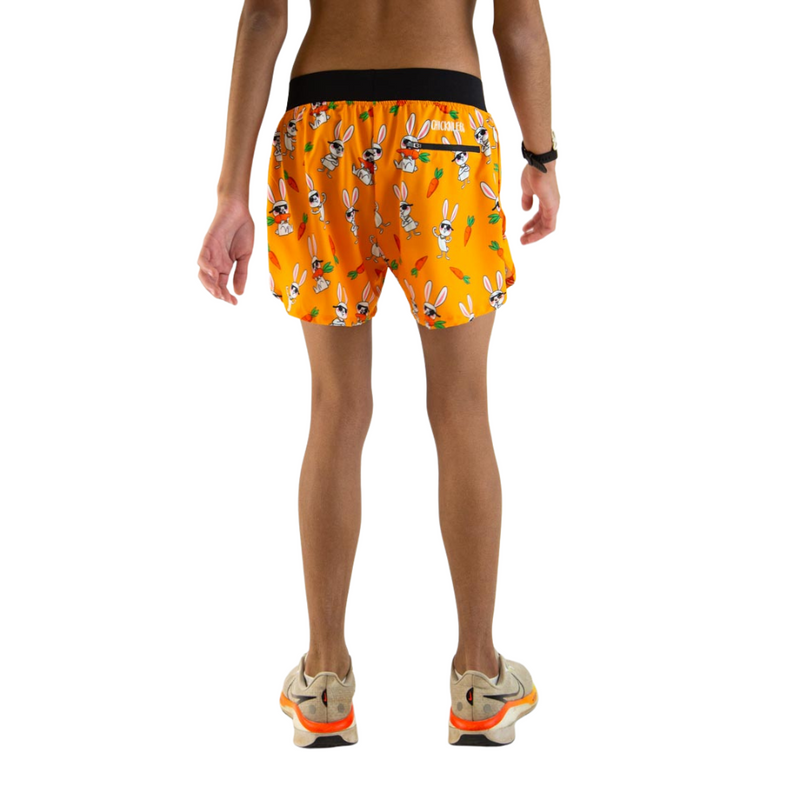 Men's ChicknLegs Bad Bunny 4" Half Split Running Shorts