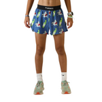 Men's ChicknLegs Blue Shark 4" Half Split Running Shorts