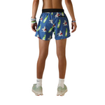 Men's ChicknLegs Blue Shark 4" Half Split Running Shorts