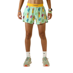 Men's ChicknLegs Lama 4" Half Split Shorts - GREEN