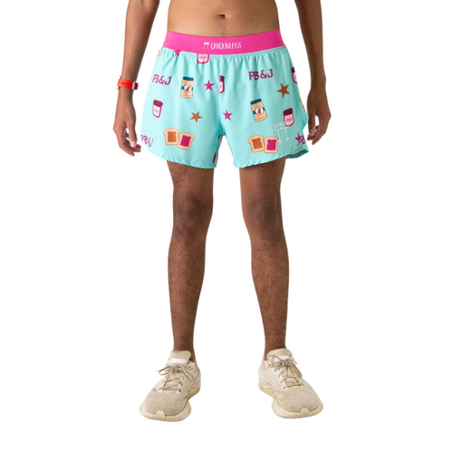Men's ChicknLegs PB And J 4" Half Split Running Shorts
