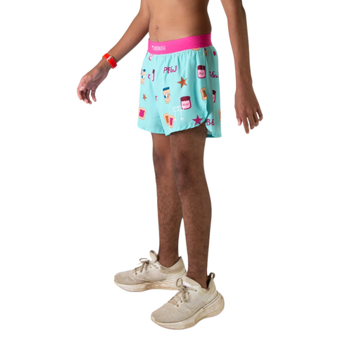 Men's ChicknLegs PB And J 4" Half Split Running Shorts